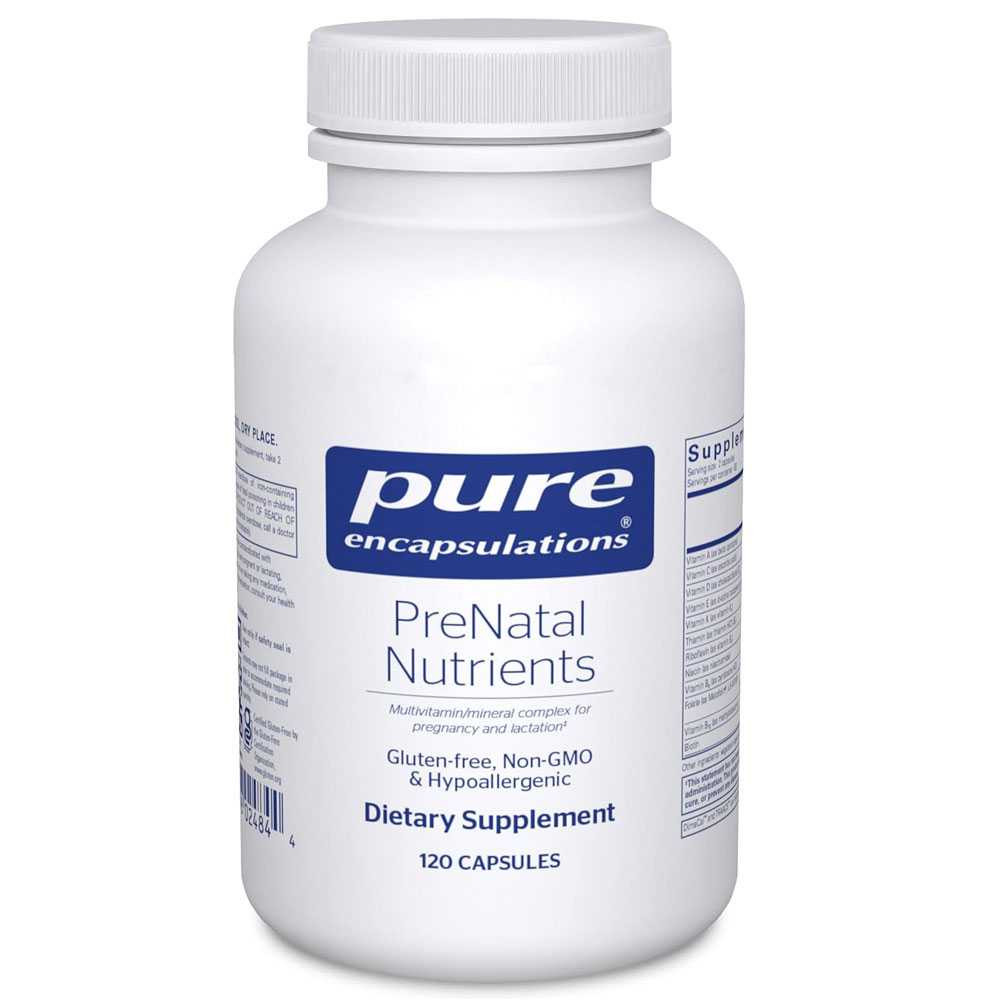 Pure Encapsulations PreNatal Nutrients - 120 Capsules