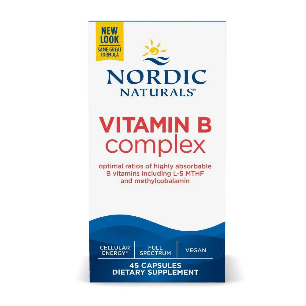 Nordic Naturals Vitamin B Complex - 45 Capsules 30$