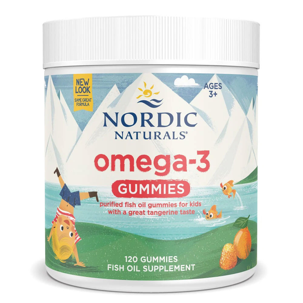 Nordic Naturals Nordic Omega-3 Gummies Tangerine Flavor - 120 Gummies 40$