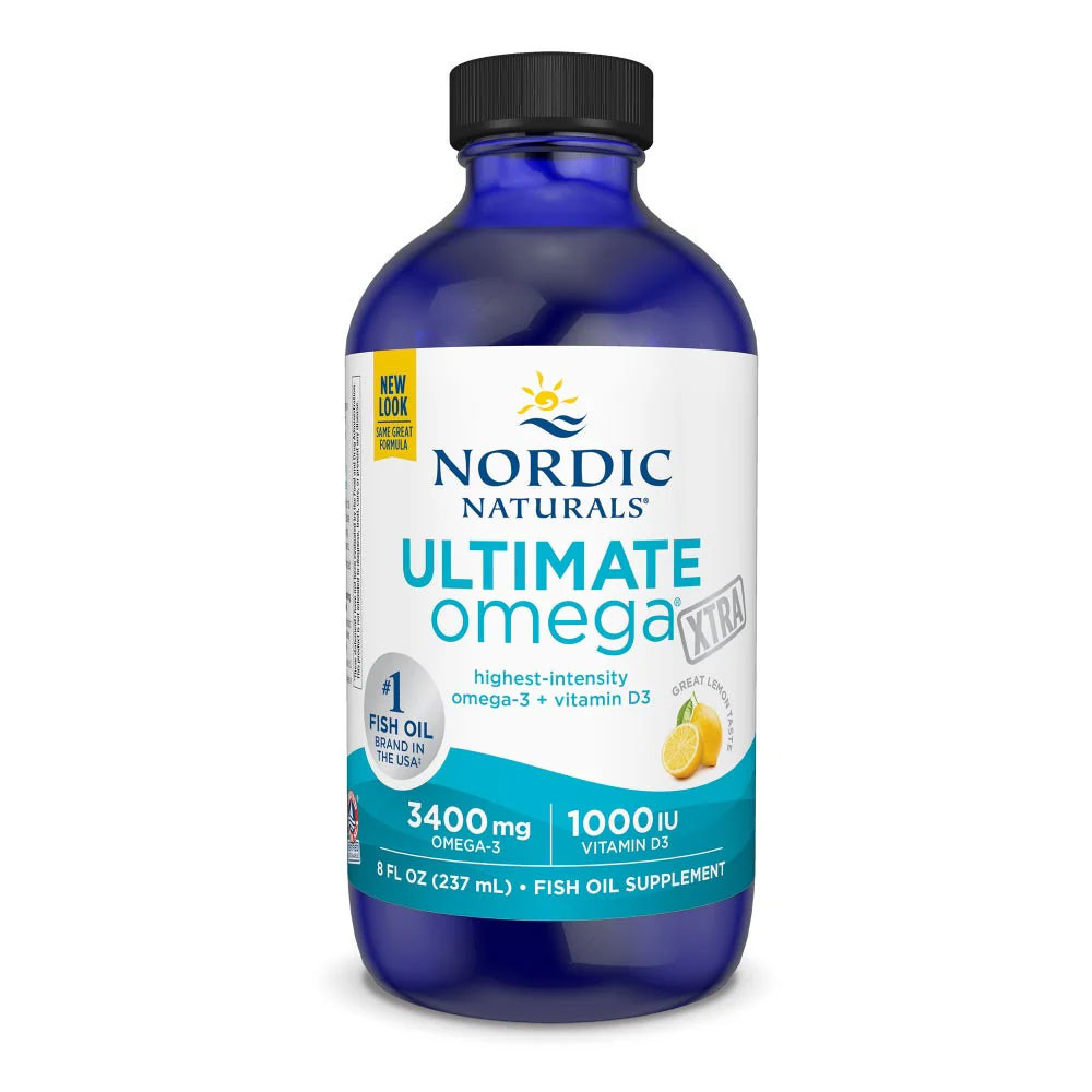 Nordic Naturals Ultimate Omega Xtra Liquid Lemon Flavor