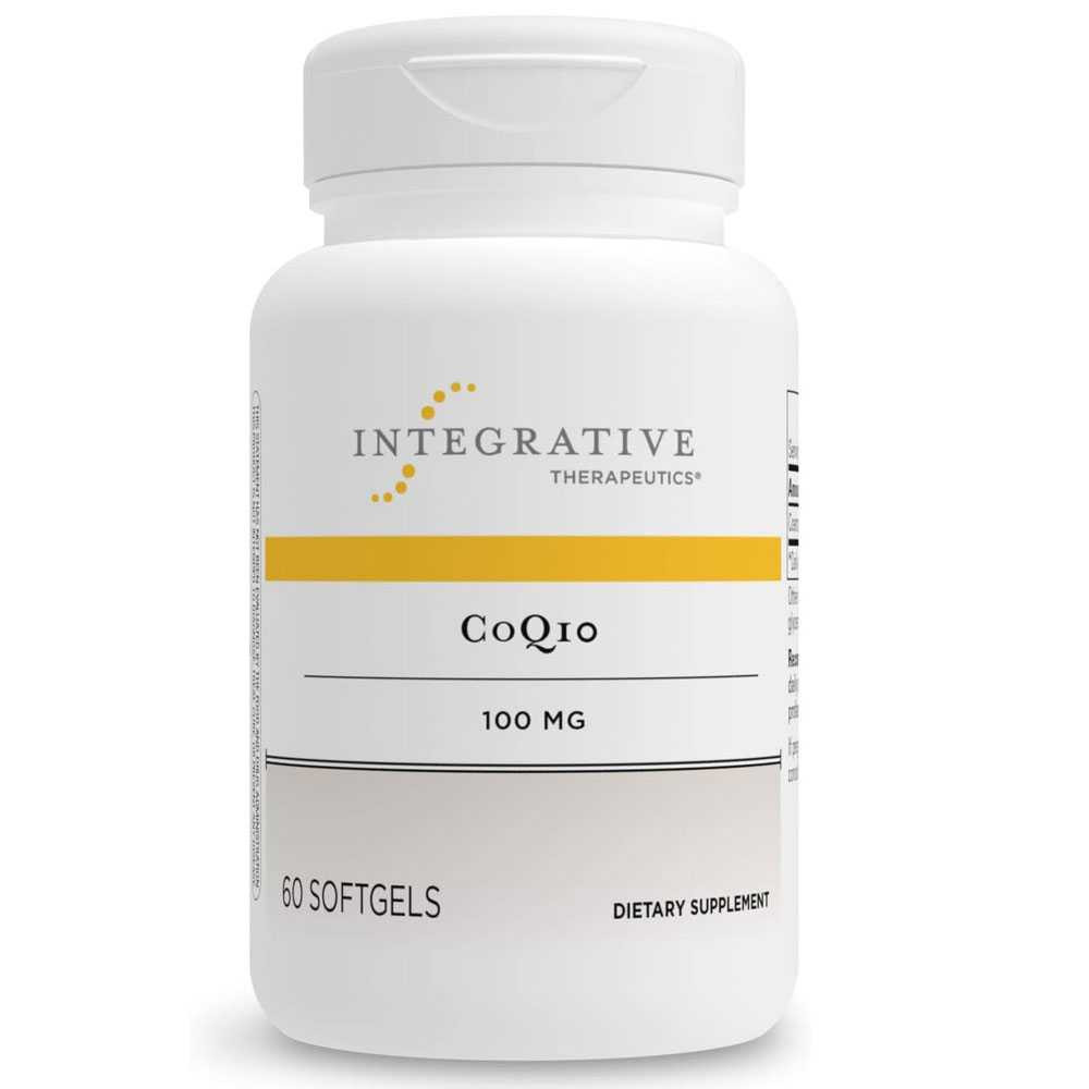 Integrative Therapeutics CoQ10 (100mg) Coenzyme Q10 (Ubiquinone) Supplement - 60 Softgels