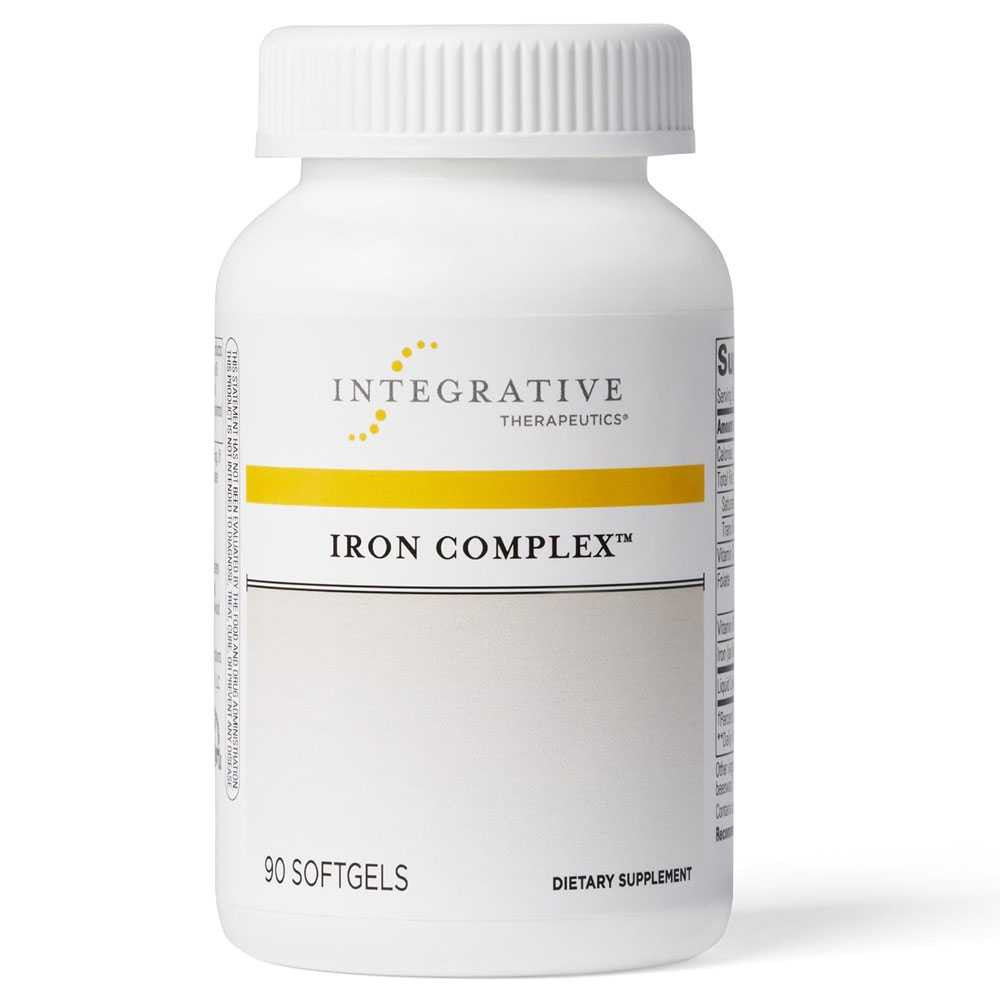 Integrative Therapeutics Iron Complex - 90 Softgels 28$