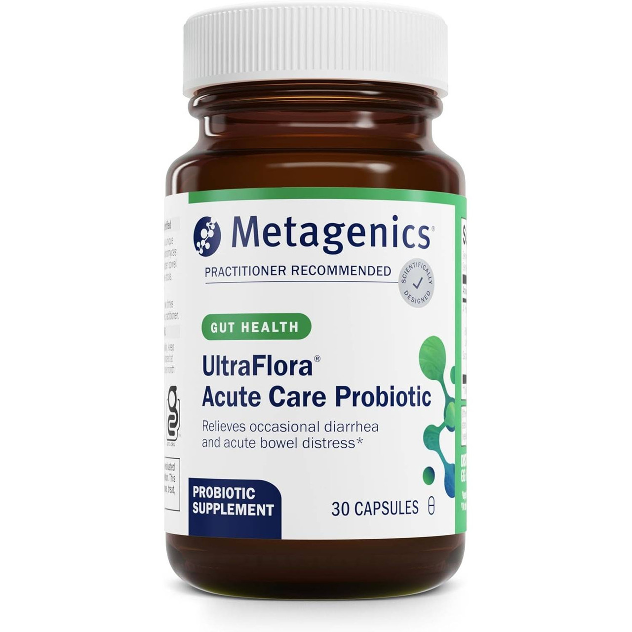 Metagenics UltraFlora Acute Care Probiotic - 30 Capsules 44$