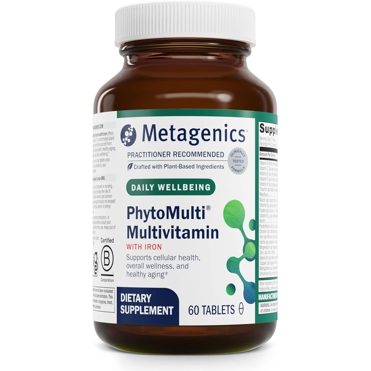 Metagenics PhytoMulti Tablets with Iron - 60 Tablets