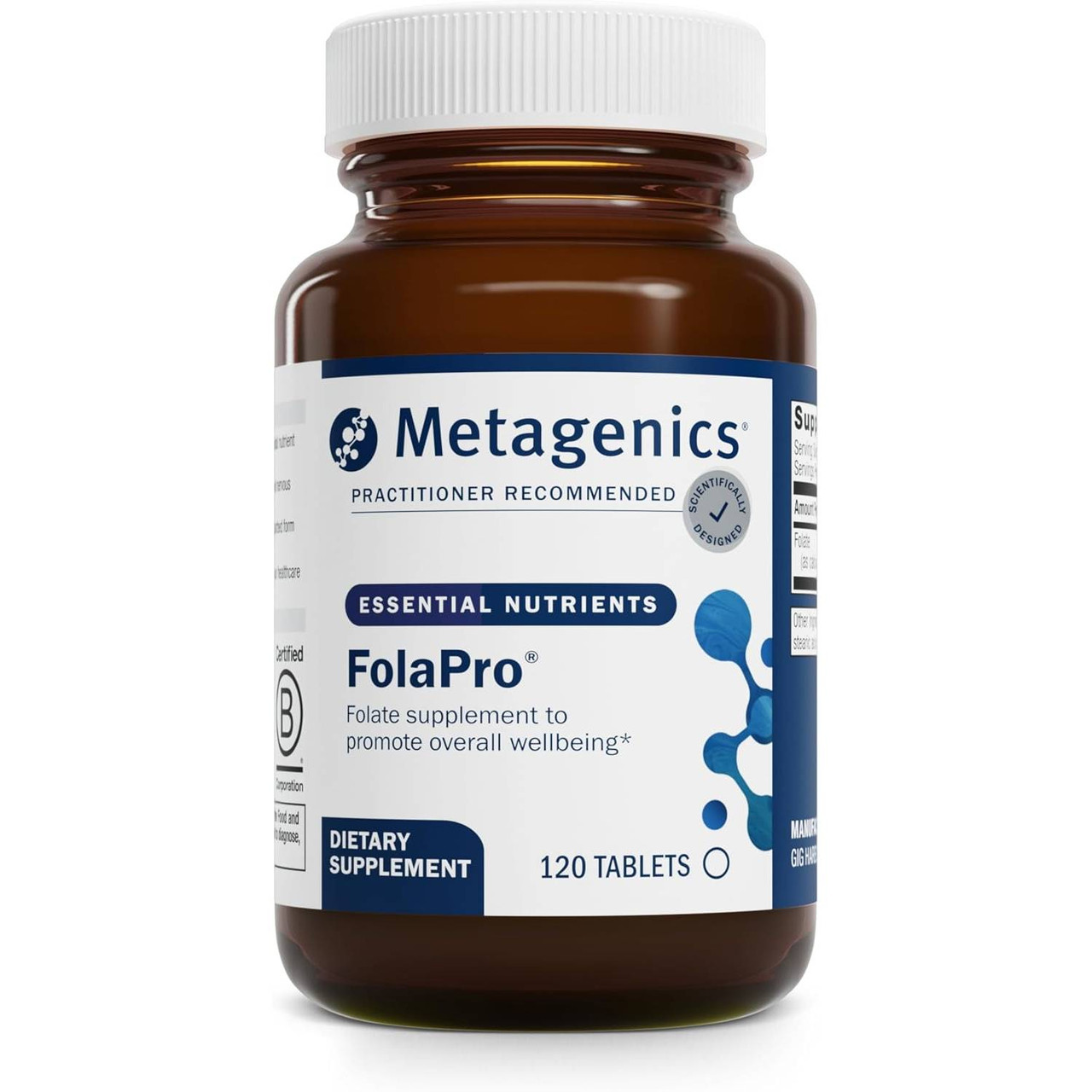 Metagenics FolaPro - 120 Tablets 45$