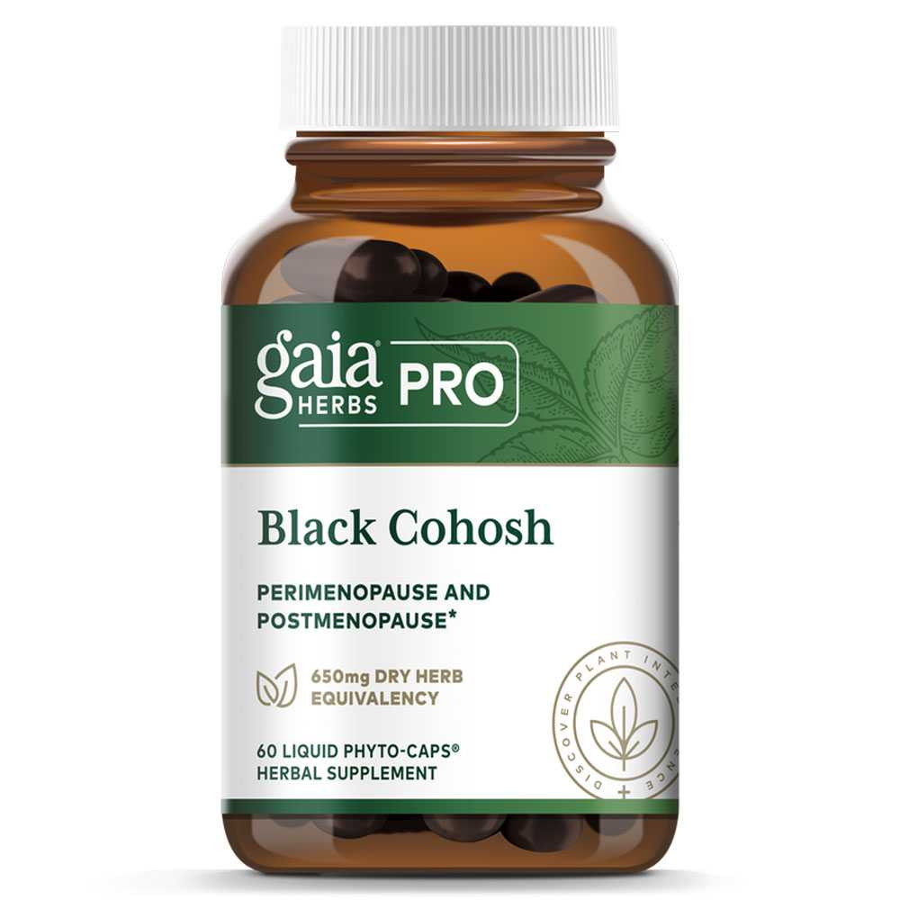 Gaia Herbs PRO Black Cohosh - 60 Capsules 38$