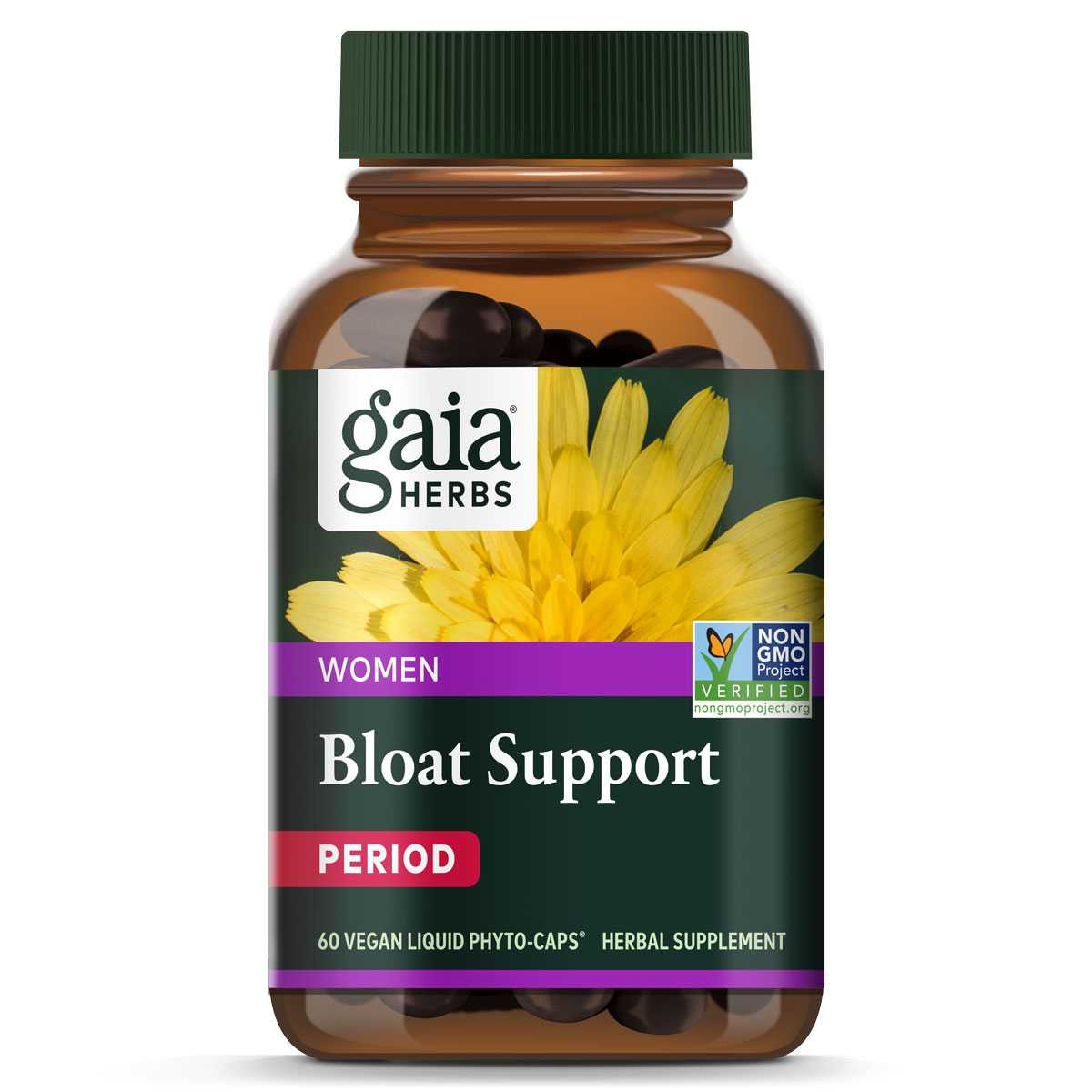 Gaia Herbs PRO Period Bloat Support - 60 Capsules 33$