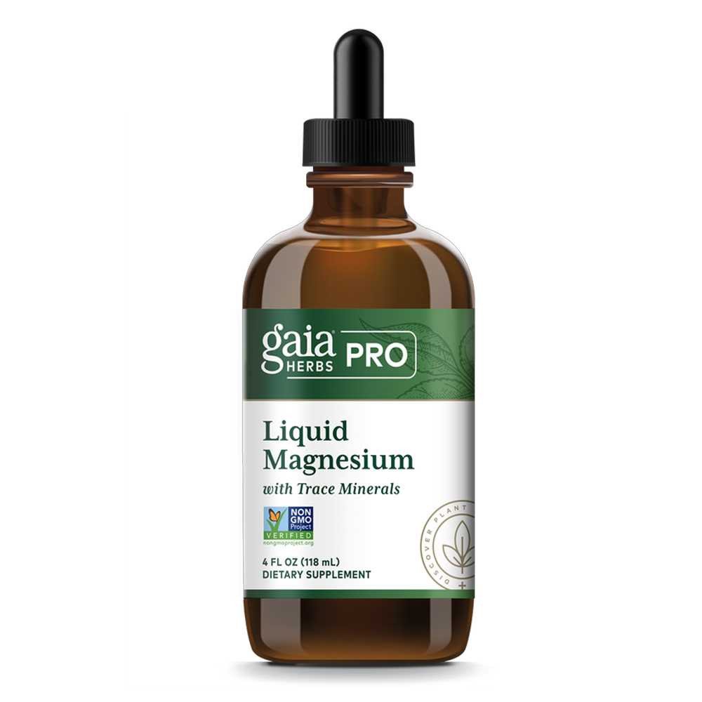 Gaia Herbs PRO Liquid Magnesium with Trace Minerals - 4 Ounces