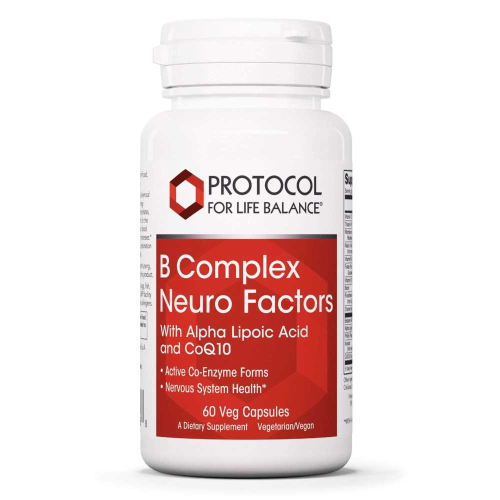 Protocol B Complex Neuro Factors - 60 Capsules 33$