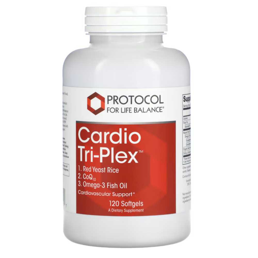 Protocol Cardio Tri-Plex - 120 Softgels 50$