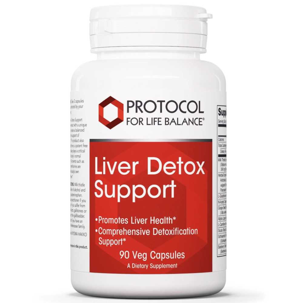 Protocol Liver Detox Support - 90 Capsules 27$