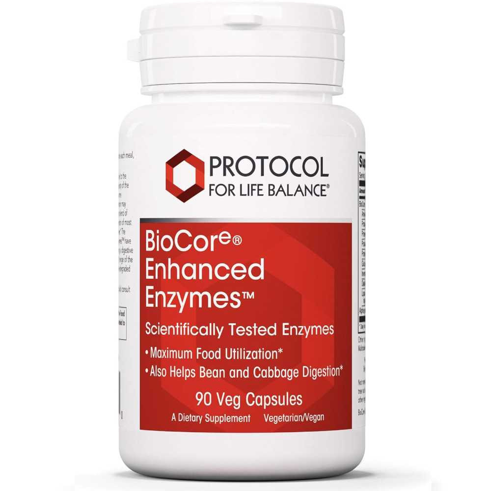Protocol BioCore Enhanced Enzymes - 90 Capsules