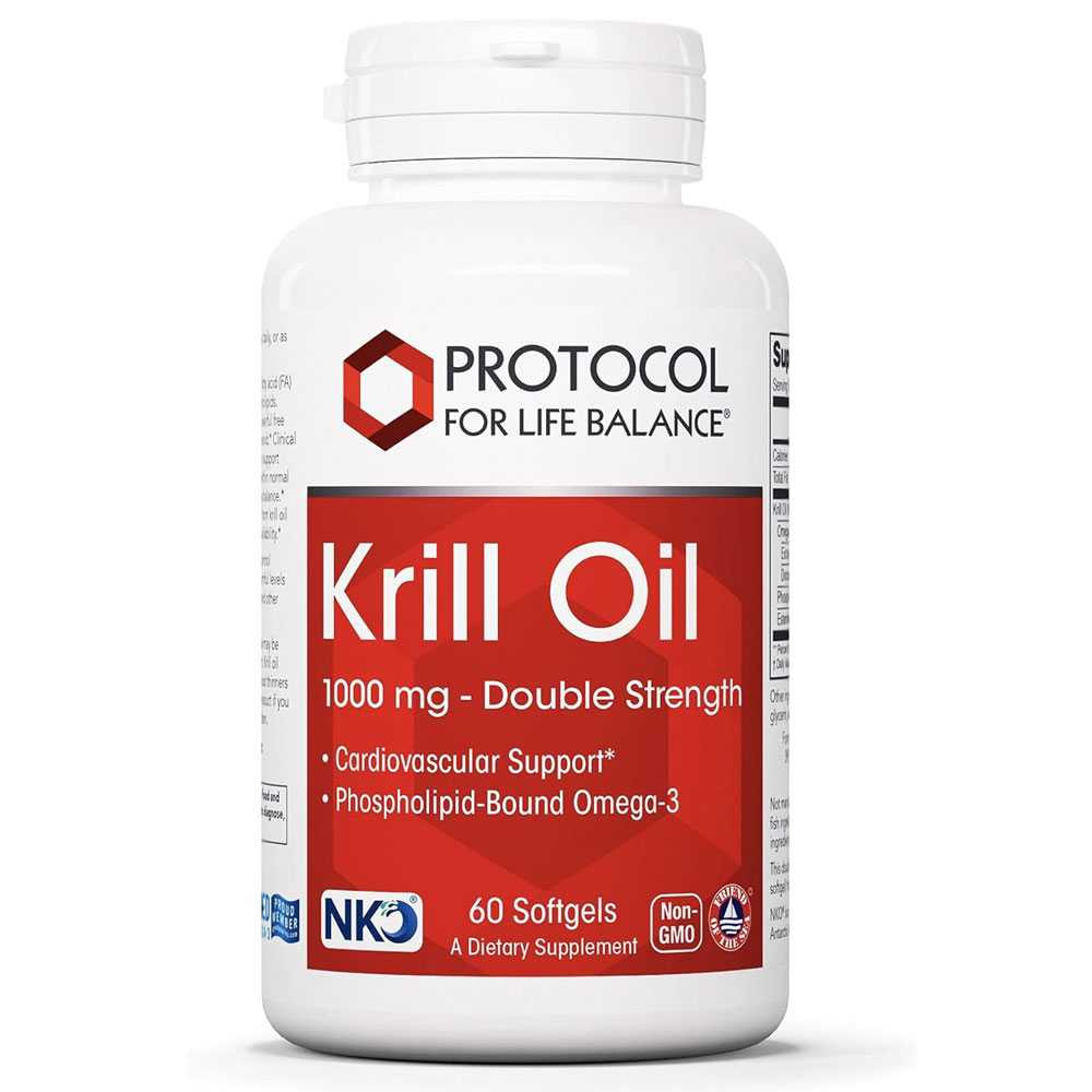 Protocol Neptune Krill Oil 1000mg - 60 Softgels 61$
