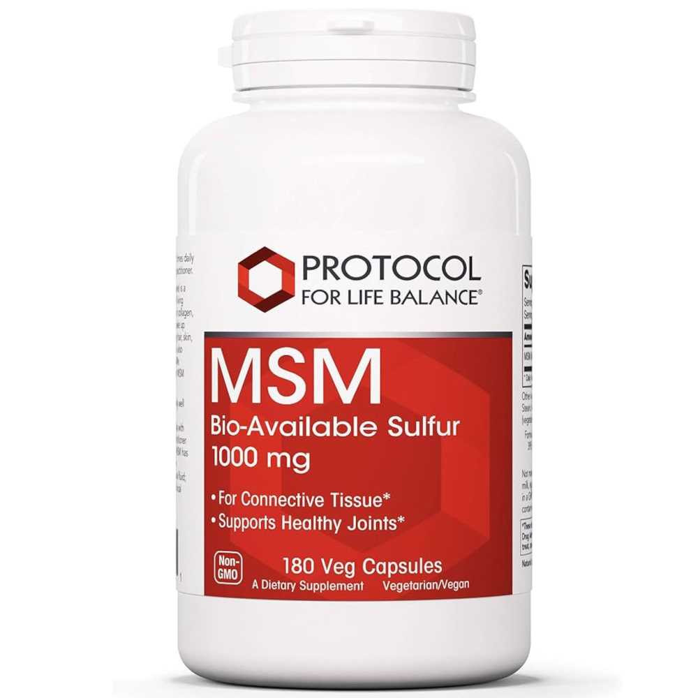 Protocol MSM Bio-Available Sulfur - 180 Capsules 31$
