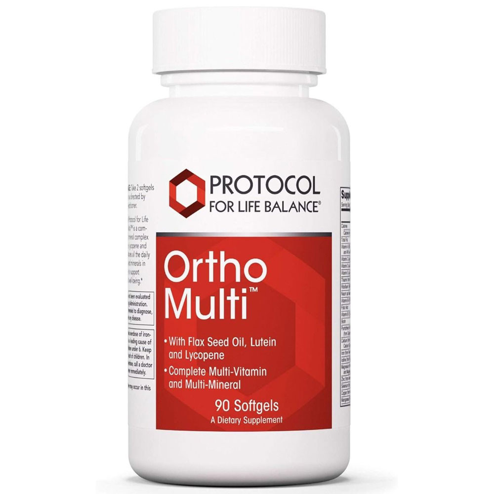 Protocol Ortho Multi with 400mg Flax Oil - 90 Softgels 46$