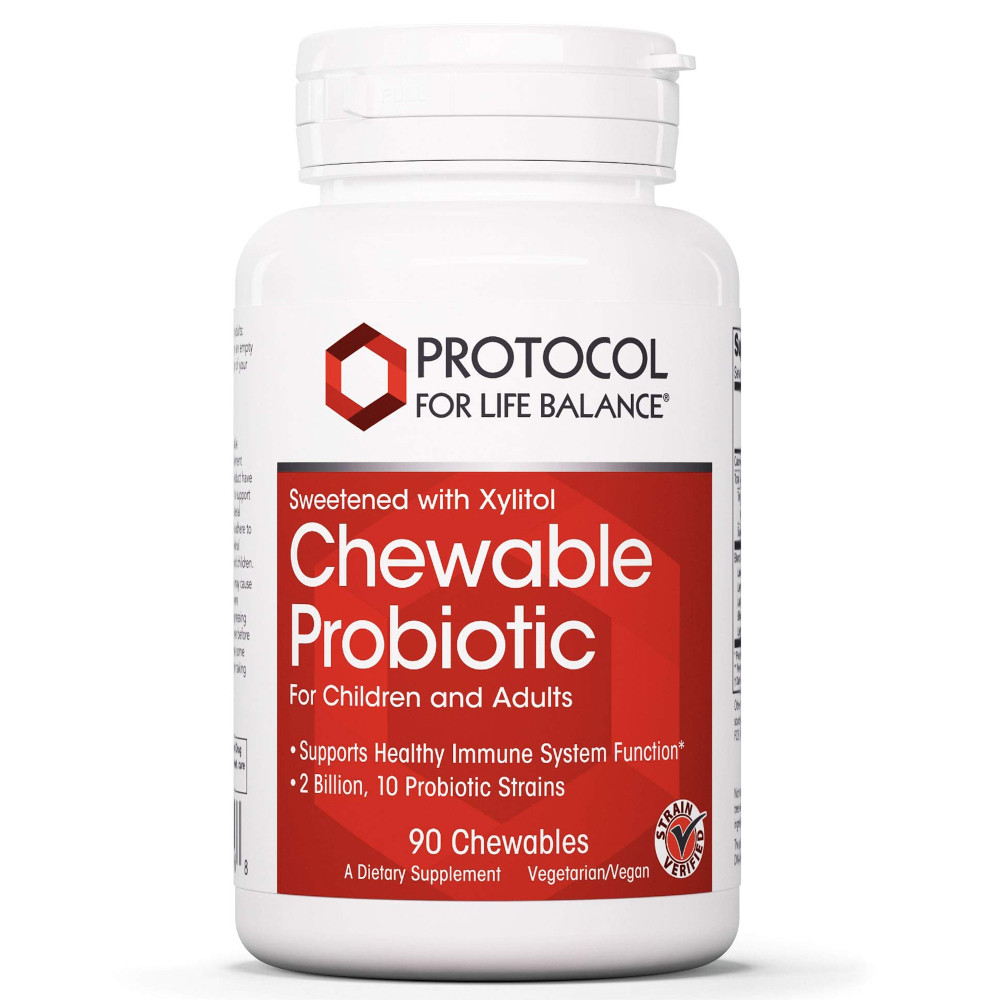 Protocol Chewable Probiotic-4 - 90 Chewables 27$