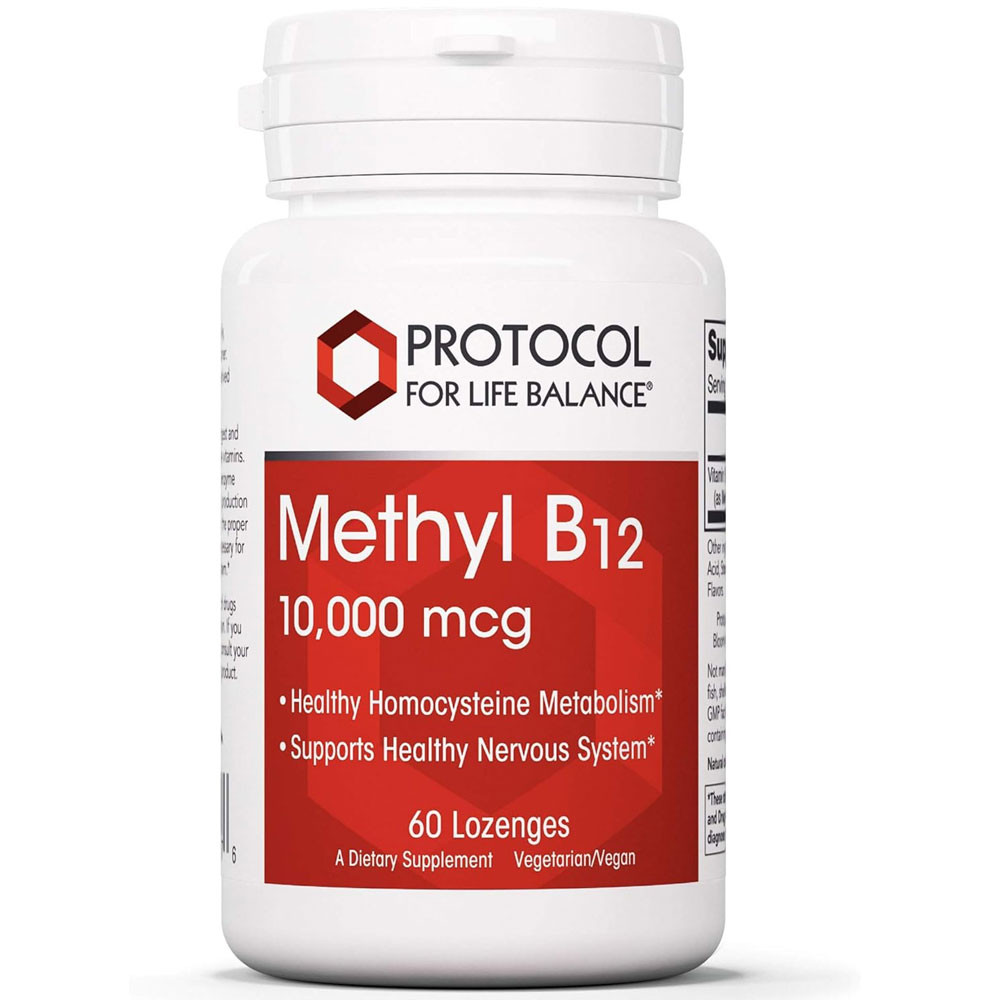 Protocol Methyl B12 10000mcg - 60 Lozenges 37$