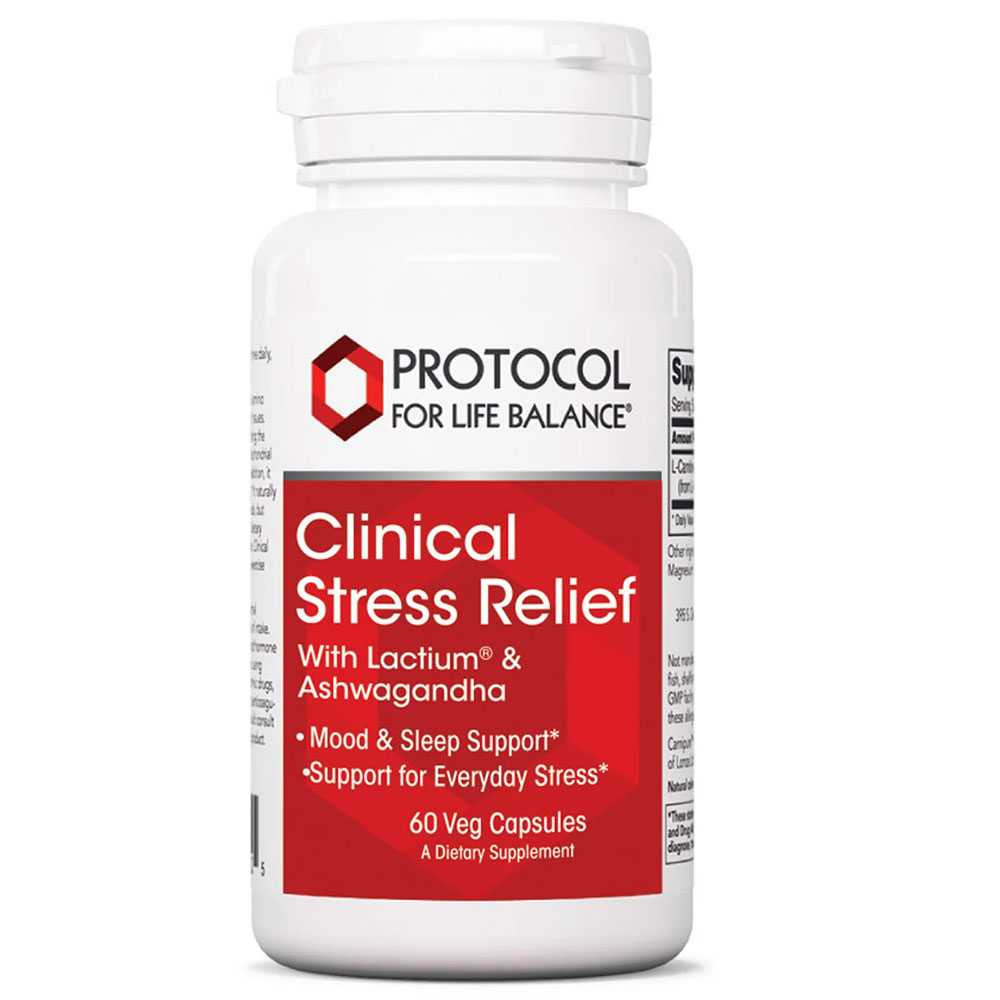 Protocol Clinical Stress Relief - 60 Capsules 31$