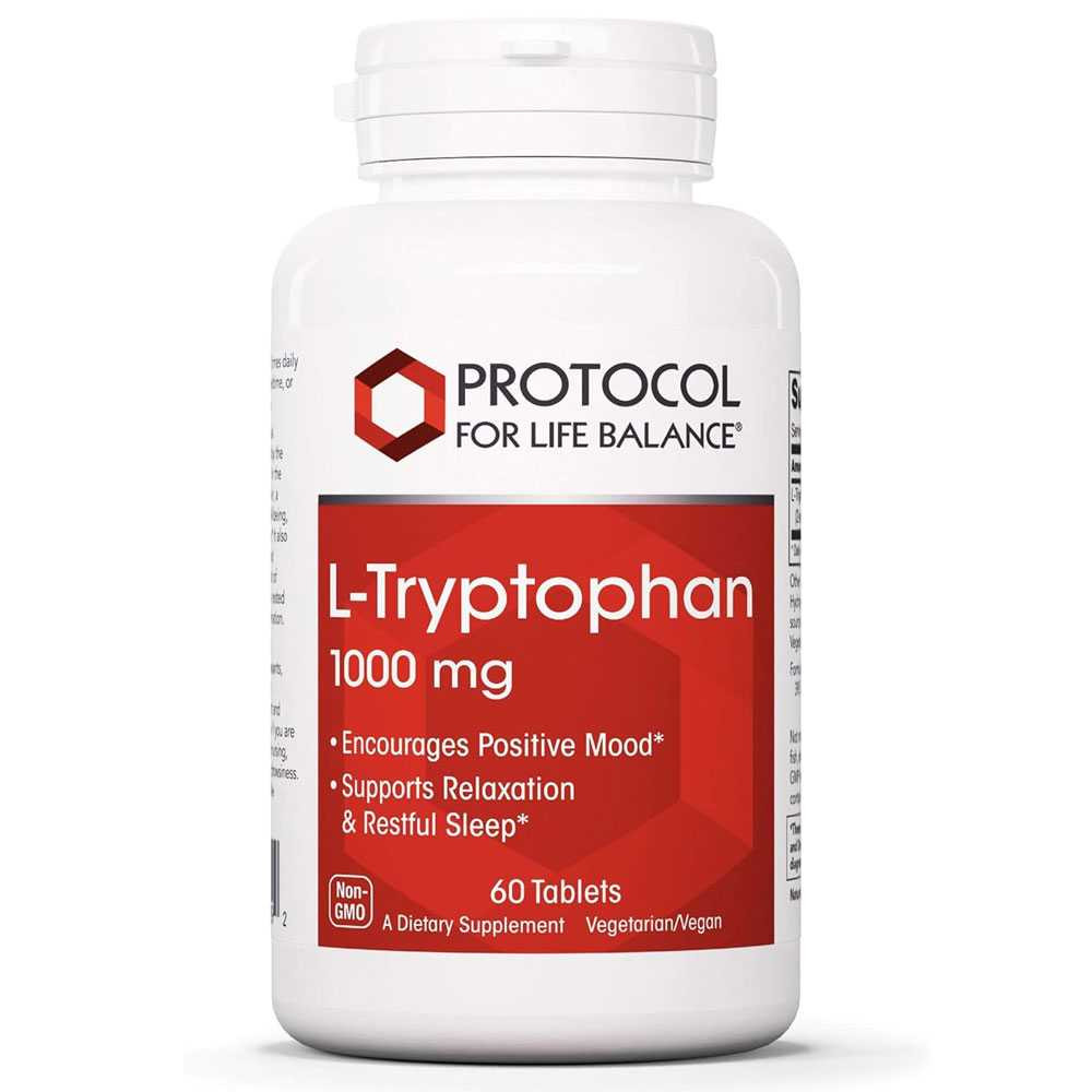 Protocol L-Tryptophan 1000mg - 60 Tablets 39$
