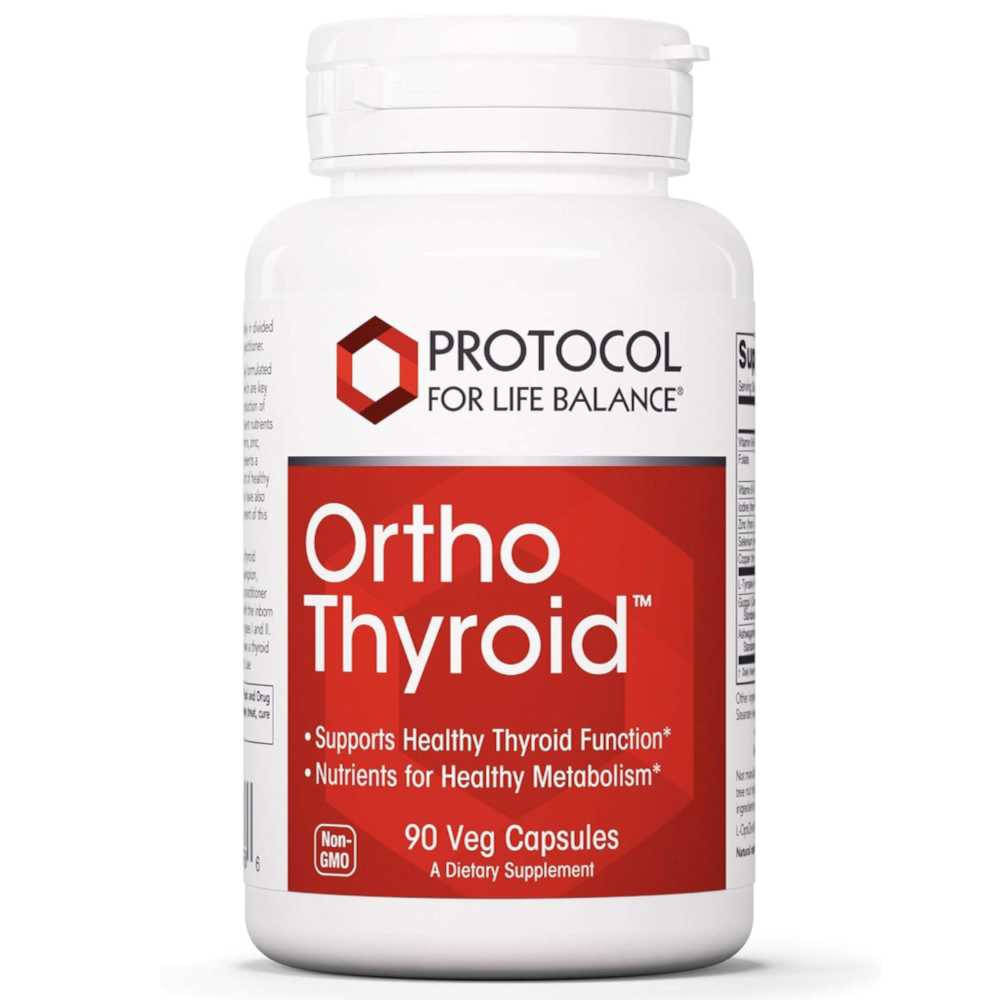 Protocol Ortho Thyroid - 90 Capsules 24$