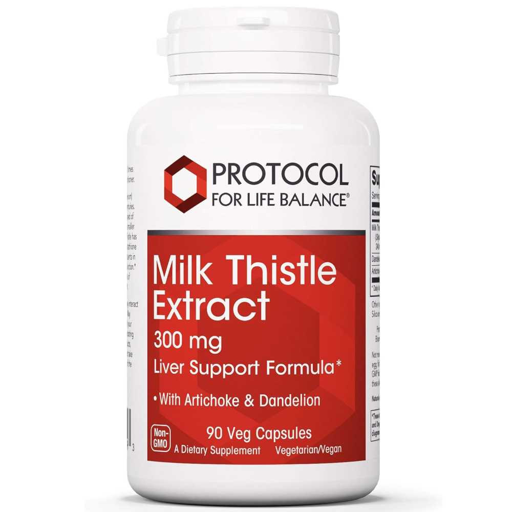 Protocol Milk Thistle Extract 300mg - 90 Capsules