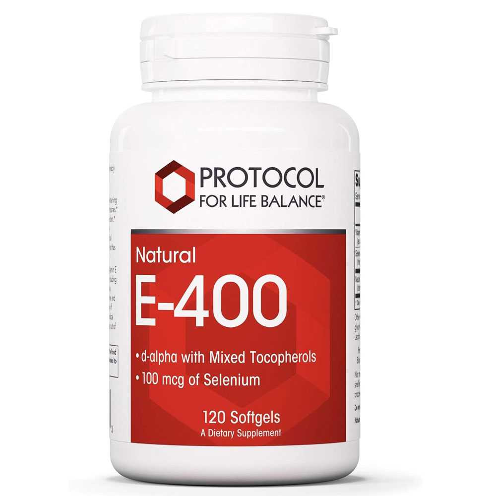 Protocol E-400 MT + Selenium - 120 Softgels