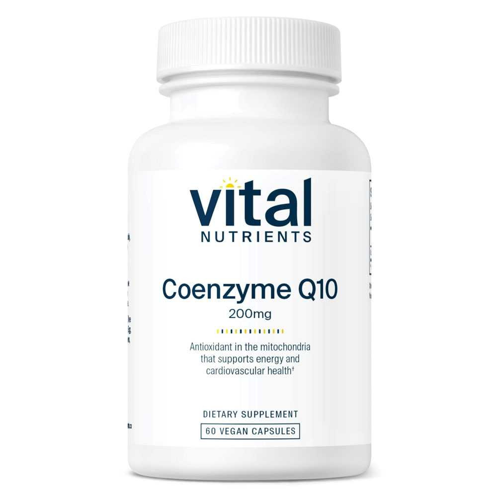 Vital Nutrients Coenzyme Q10 200mg - 60 Capsules 100$