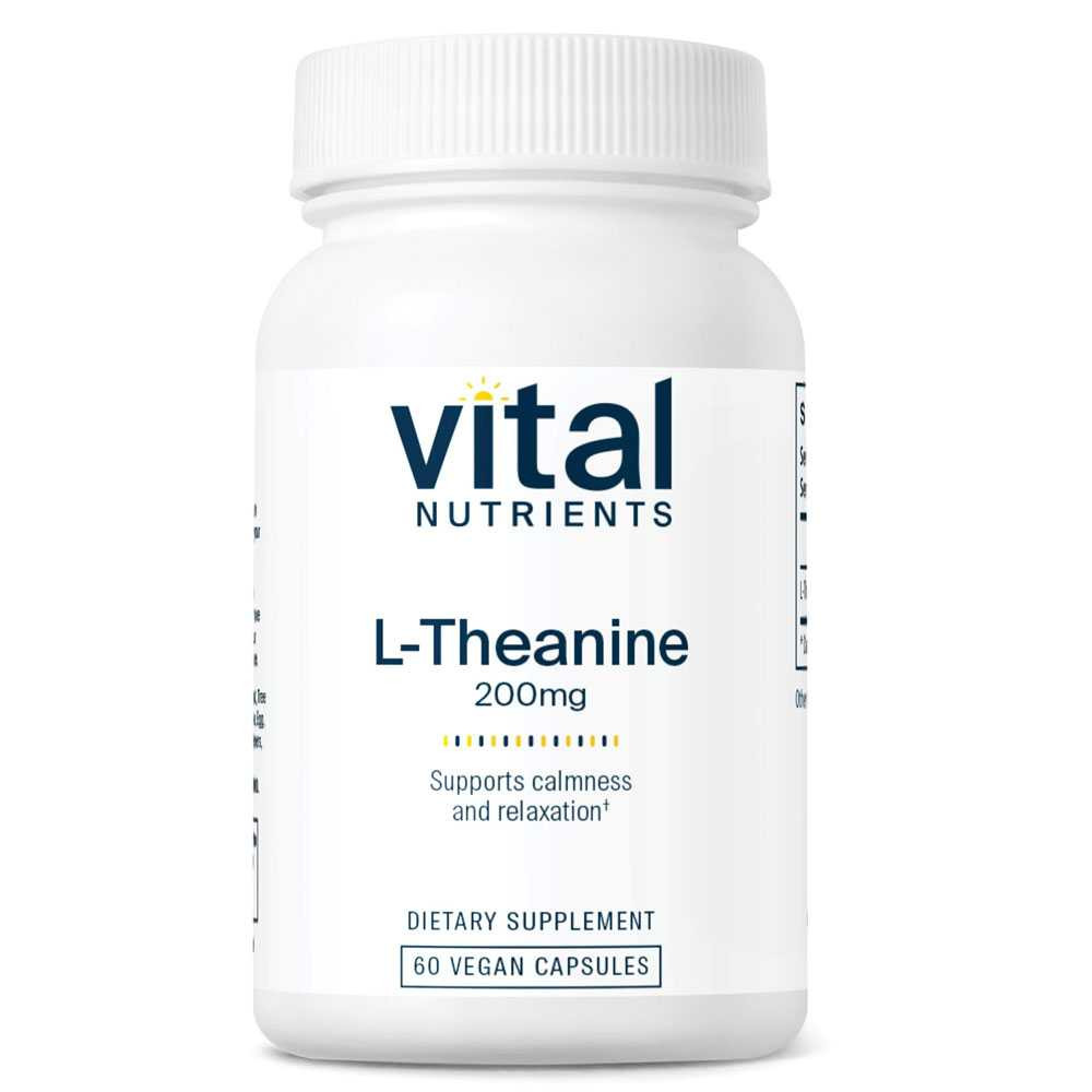Vital Nutrients L-Theanine - 60 Capsules