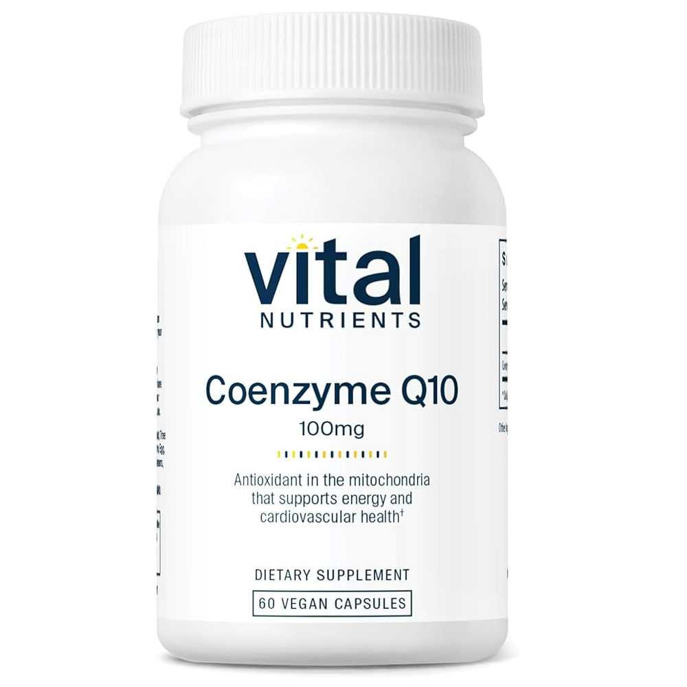 Vital Nutrients Coenzyme Q10 100mg - 60 Capsules