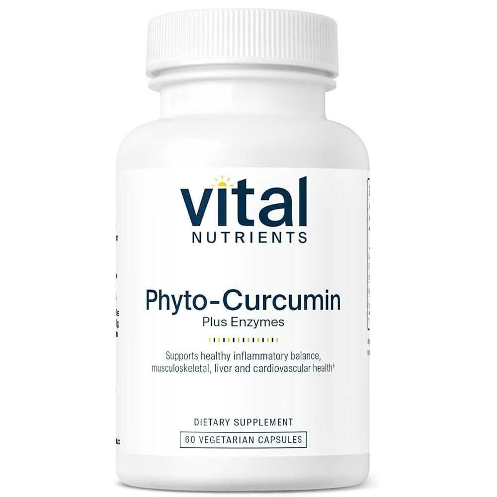Vital Nutrients Phyto-Curcumin Plus - 60 Capsules 40$