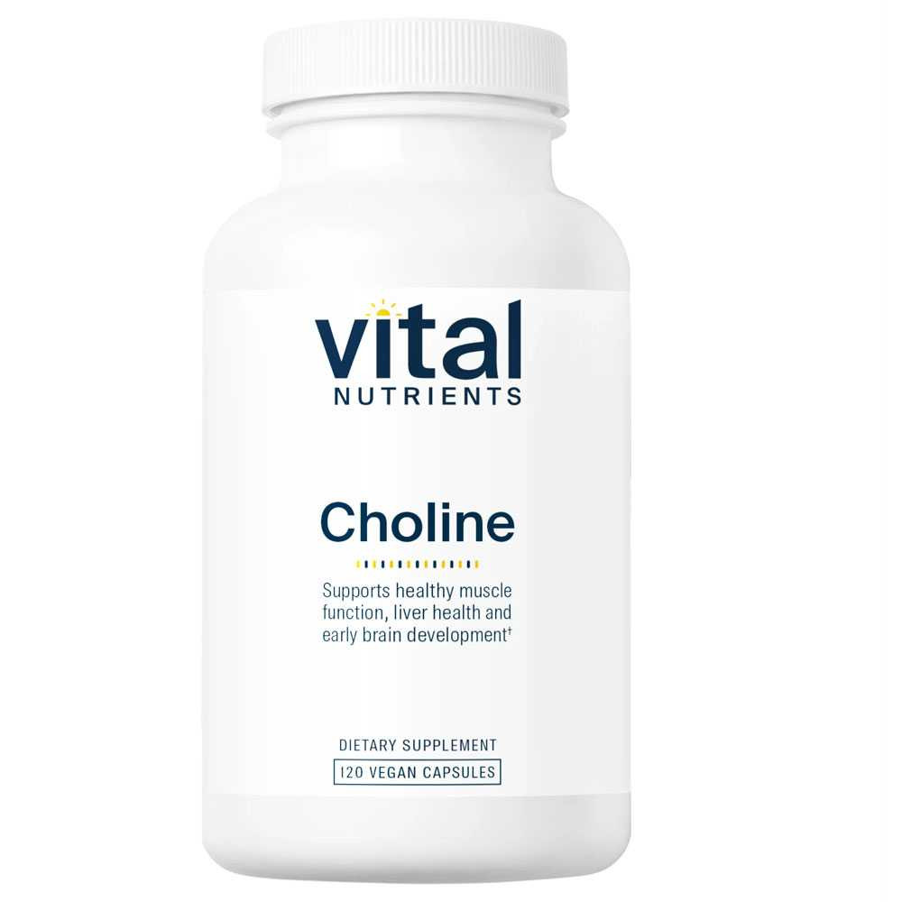 Vital Nutrients Choline - 120 Capsules