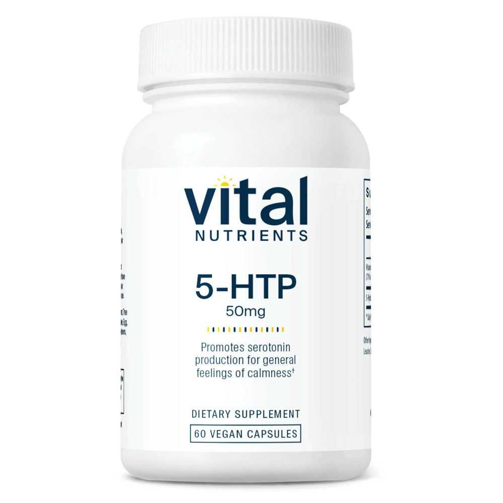 Vital Nutrients 5-HTP 50mg - 60 Capsules
