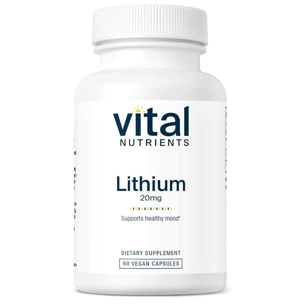 Vital Nutrients Lithium Orotate - 90 Capsules