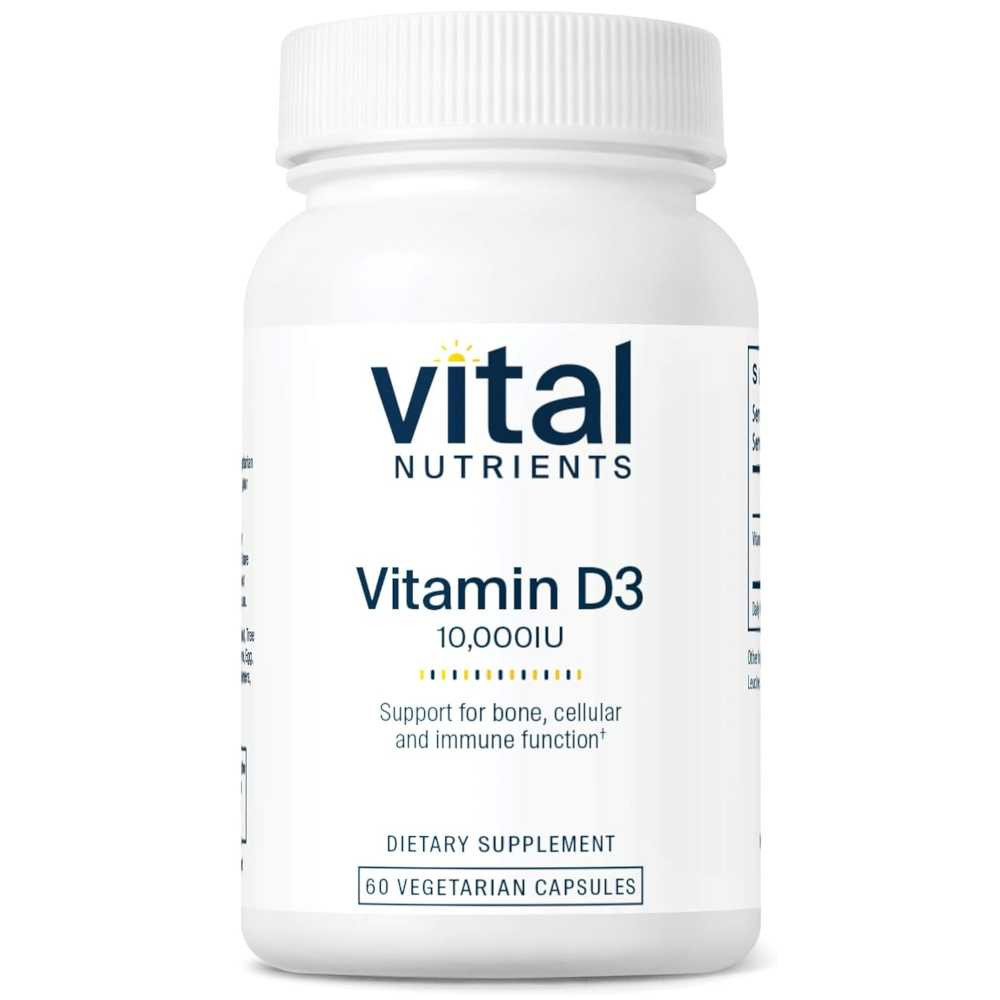 Vital Nutrients Vitamin D3 10000iu - 60 Capsules