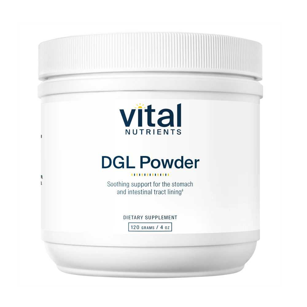 Vital Nutrients DGL Powder - 120 Grams 35$