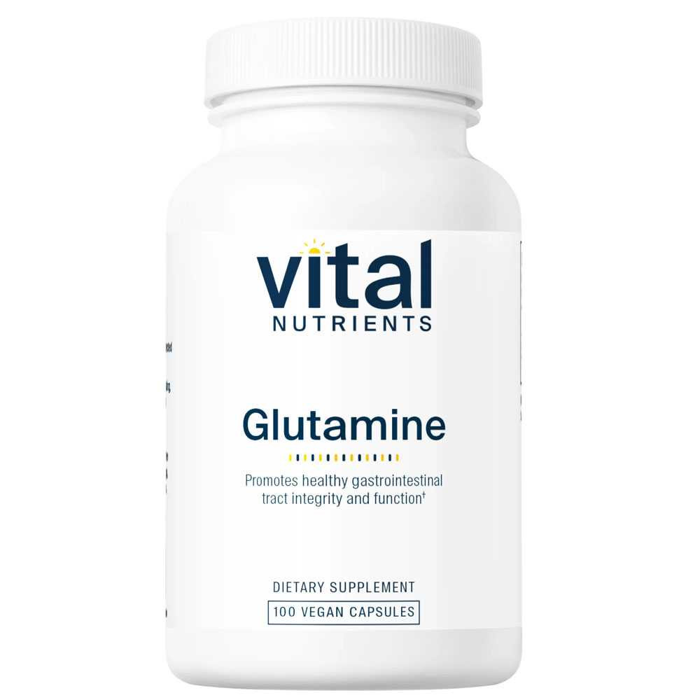 Vital Nutrients Glutamine - 100 Capsules