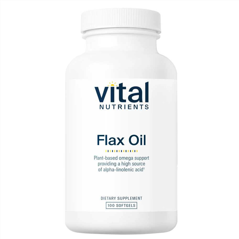 Vital Nutrients Flax Oil - 100 Softgels 25$