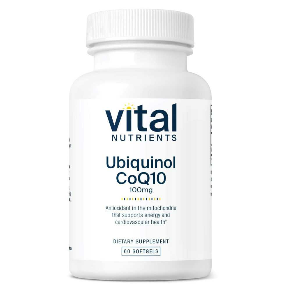 Vital Nutrients Ubiquinol CoQ10 100mg - 60 Softgels