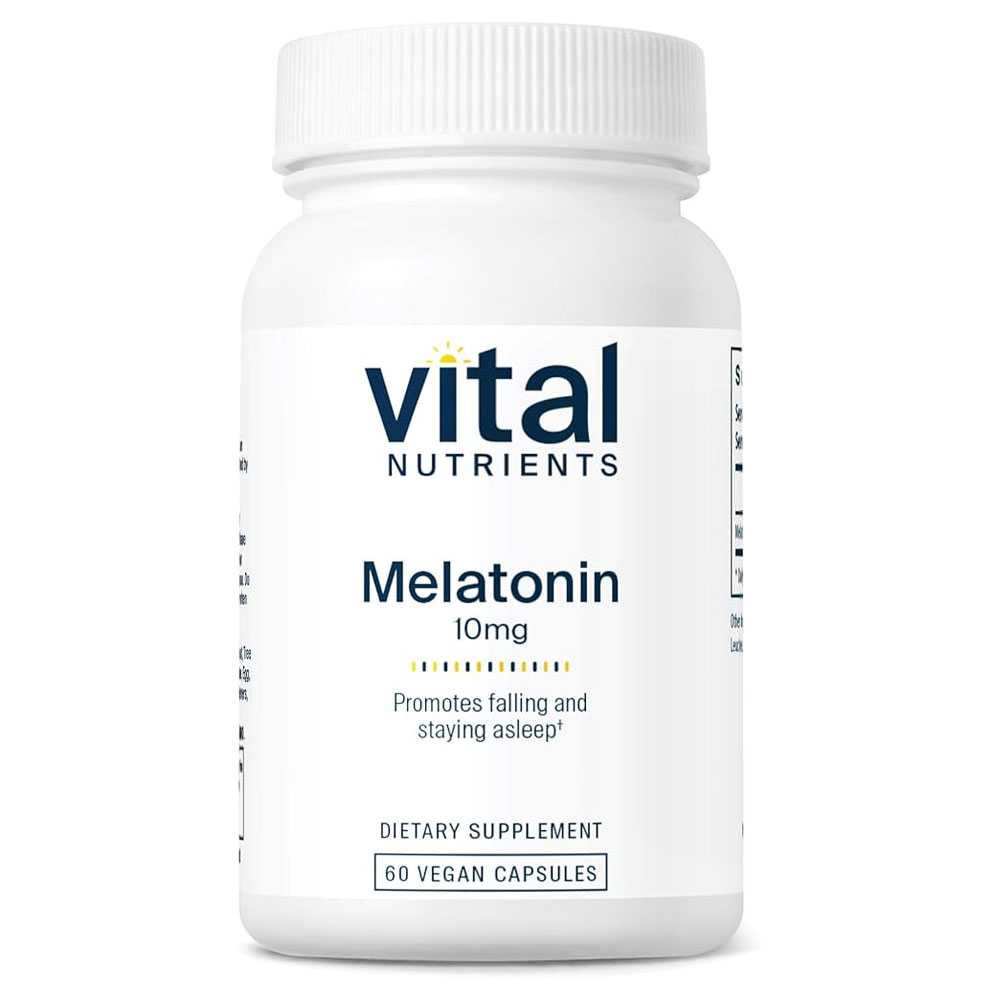 Vital Nutrients Melatonin 10mg - 60 Capsules 30$