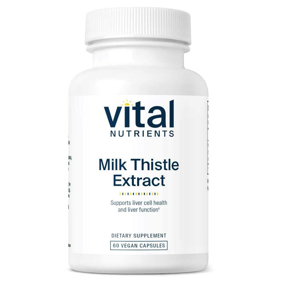 Vital Nutrients Milk Thistle Extract 250mg - 60 Capsules 30$