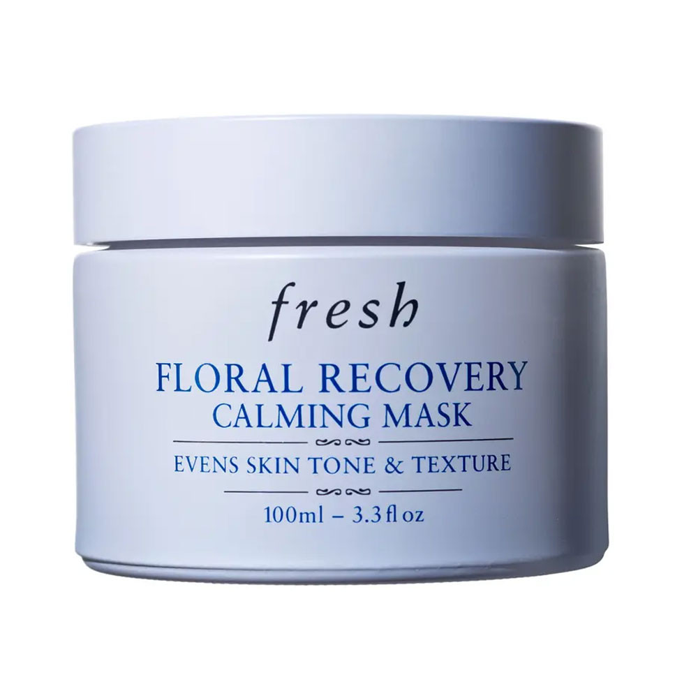 Fresh Floral Recovery Calming Mask In White