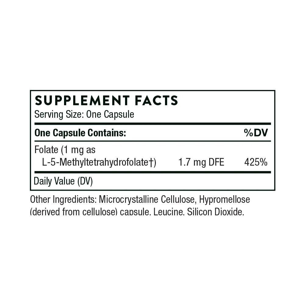 Thorne 5-MTHF - 60 Capsules