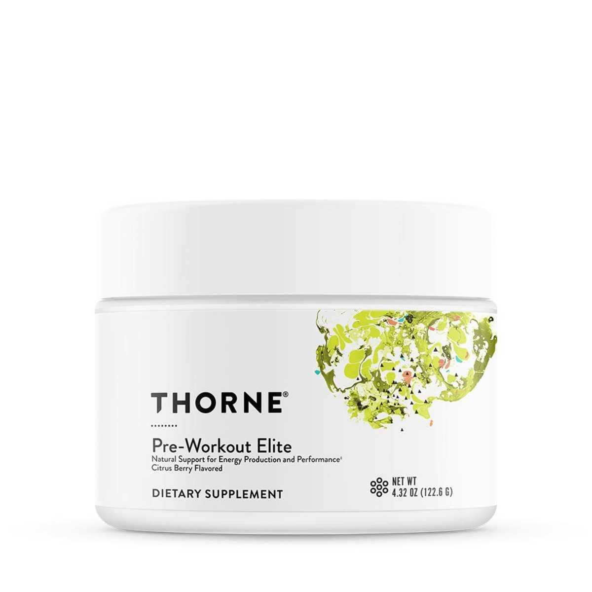Thorne Pre-Workout Elite - NSF Certified for Sport - 4.32 oz