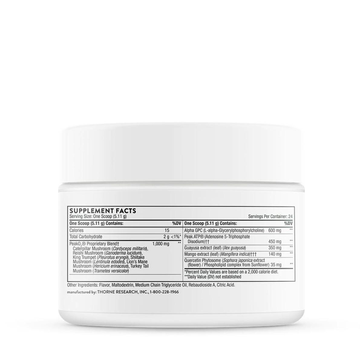 Thorne Pre-Workout Elite - NSF Certified for Sport