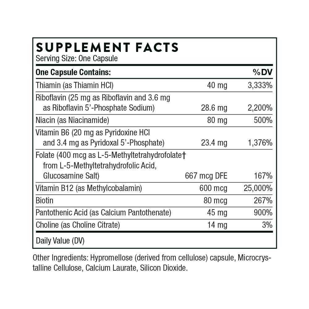 Thorne B-Complex #12 - 60 Capsules