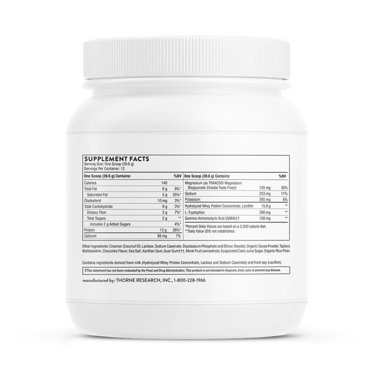 Thorne RecoveryPro Chocolate Flavor - NSF Certified for Sport