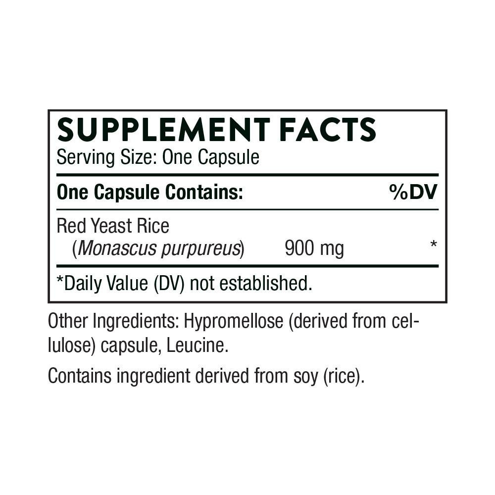 Thorne Choleast-900 (Red Yeast Rice) - 120 Capsules