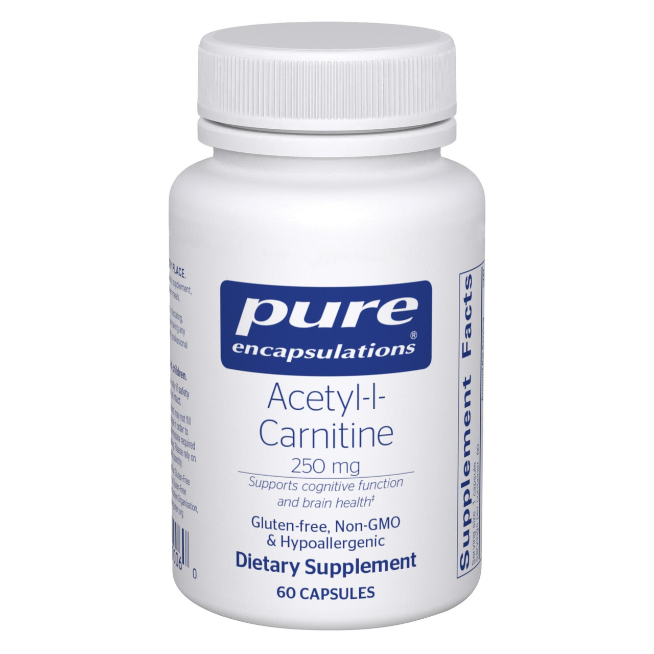 Pure Encapsulations Acetyl-L-Carnitine - 60 Capsules