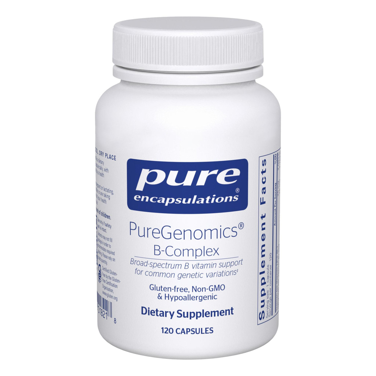 Pure Encapsulations PureGenomics B-Complex - 120 Capsules 48$