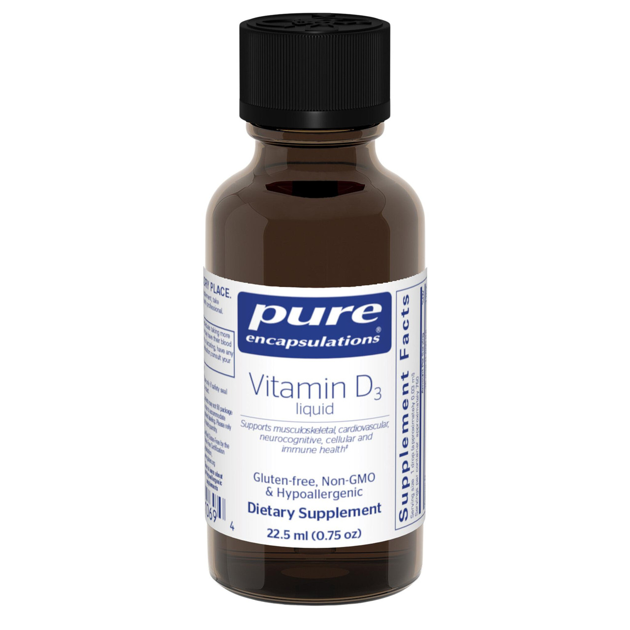 Pure Encapsulations Vitamin D3 Liquid - Milliliters